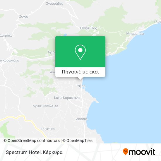 Spectrum Hotel χάρτης