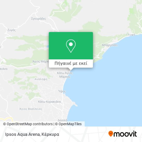 Ipsos Aqua Arena χάρτης