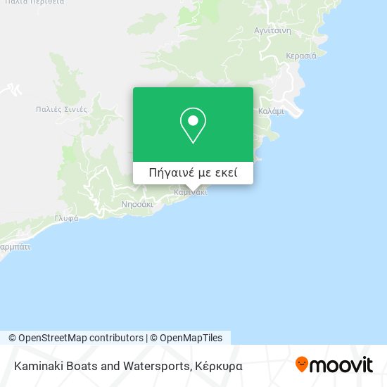 Kaminaki Boats and Watersports χάρτης