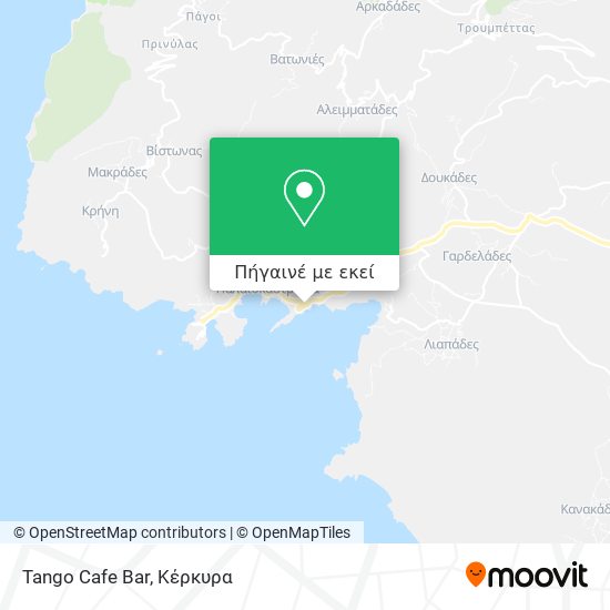 Tango Cafe Bar χάρτης