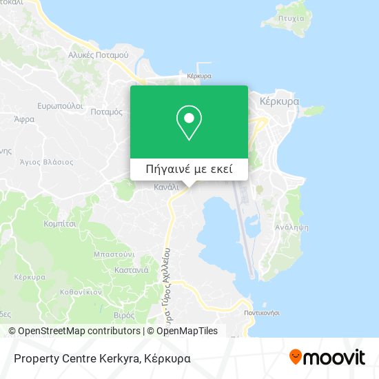 Property Centre Kerkyra χάρτης