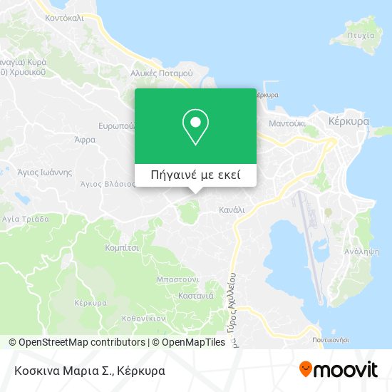 Κοσκινα Μαρια Σ. χάρτης