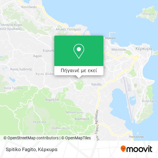 Spitiko Fagito χάρτης
