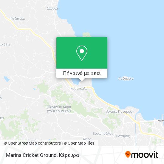 Marina Cricket Ground χάρτης