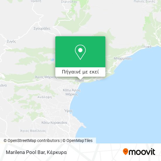 Marilena Pool Bar χάρτης