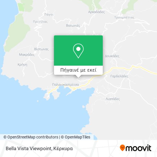 Bella Vista Viewpoint χάρτης