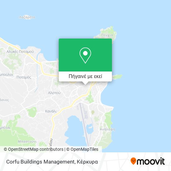 Corfu Buildings Management χάρτης
