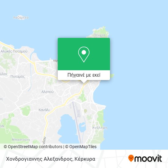 Χονδρογιαννης Αλεξανδρος χάρτης