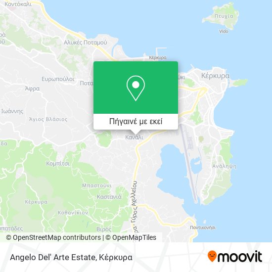 Angelo Del' Arte Estate χάρτης