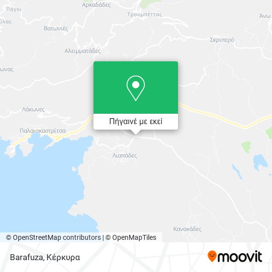 Barafuza χάρτης