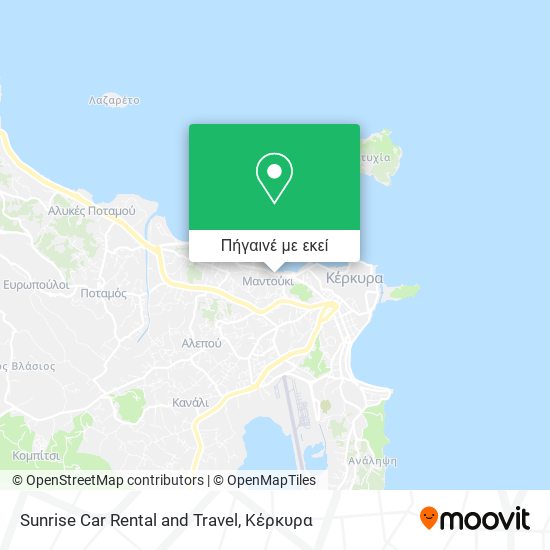 Sunrise Car Rental and Travel χάρτης