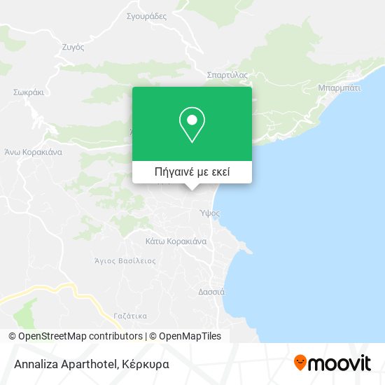 Annaliza Aparthotel χάρτης