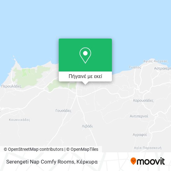 Serengeti Nap Comfy Rooms χάρτης