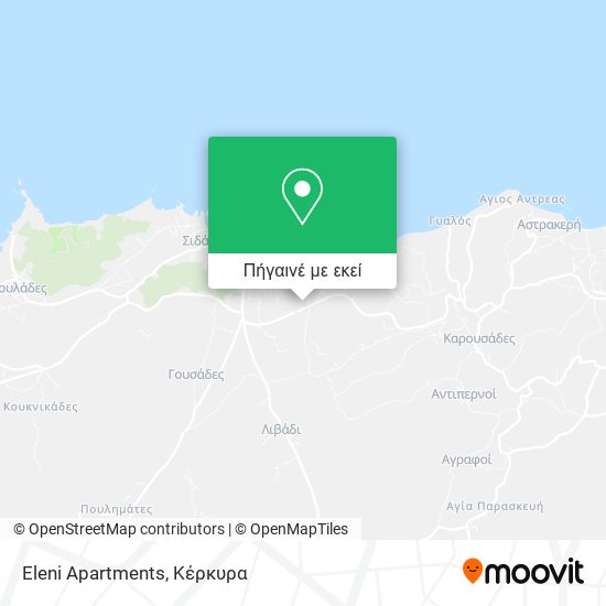 Eleni Apartments χάρτης