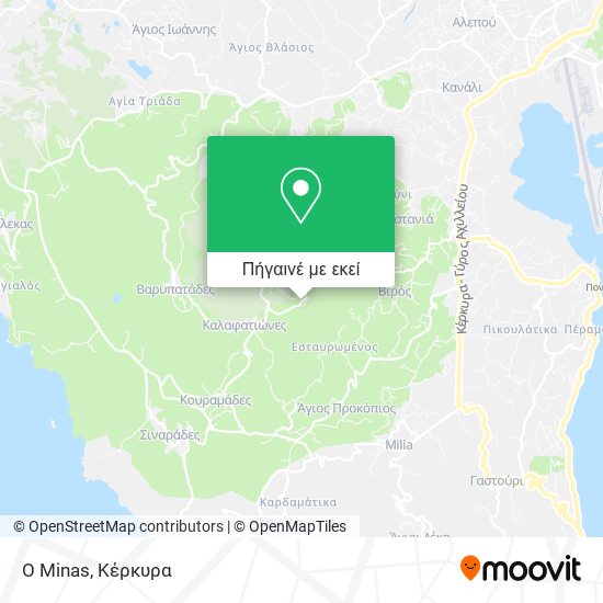 O Minas χάρτης