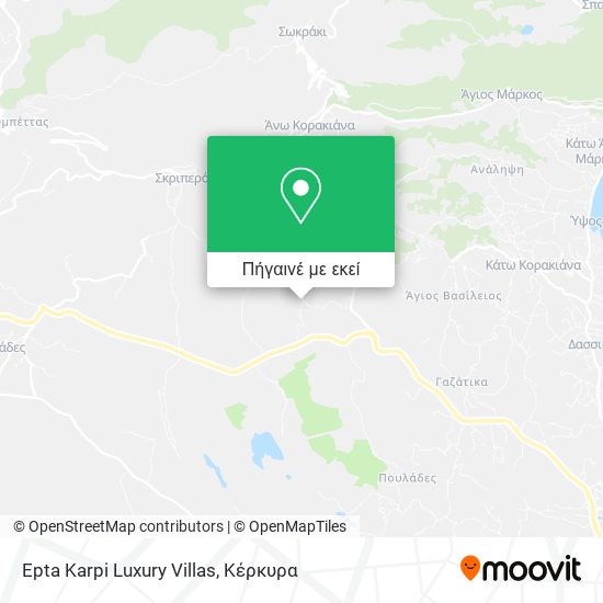 Epta Karpi Luxury Villas χάρτης