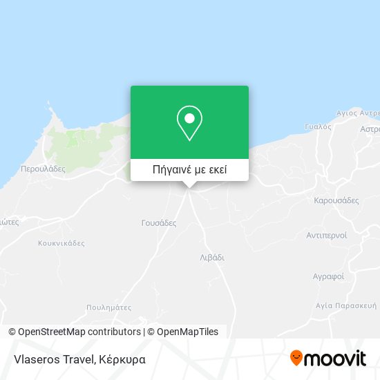 Vlaseros Travel χάρτης