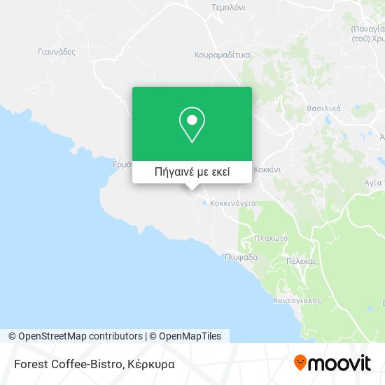 Forest Coffee-Bistro χάρτης