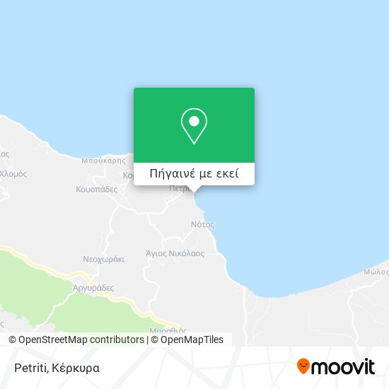 Petriti χάρτης