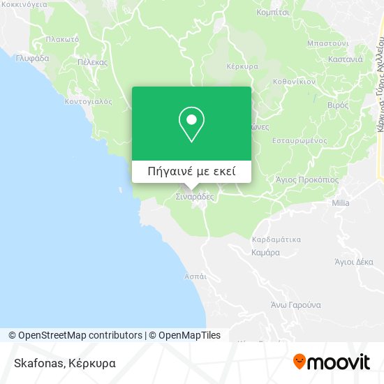 Skafonas χάρτης