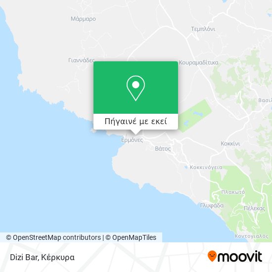 Dizi Bar χάρτης