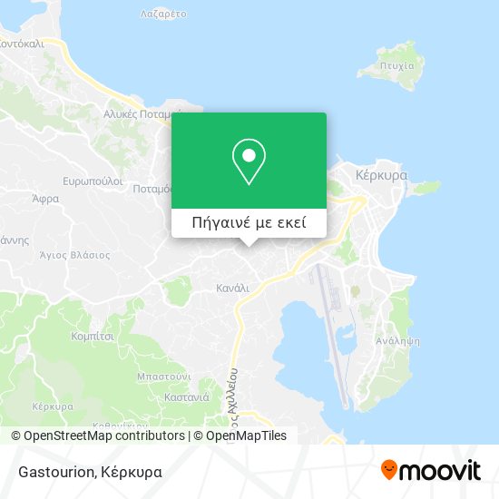 Gastourion χάρτης