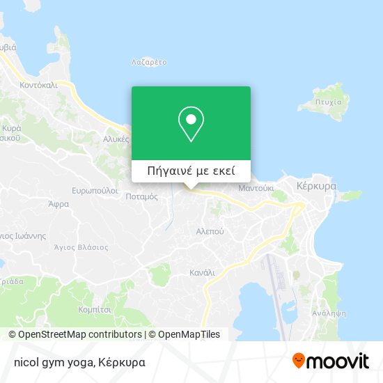 nicol gym yoga χάρτης