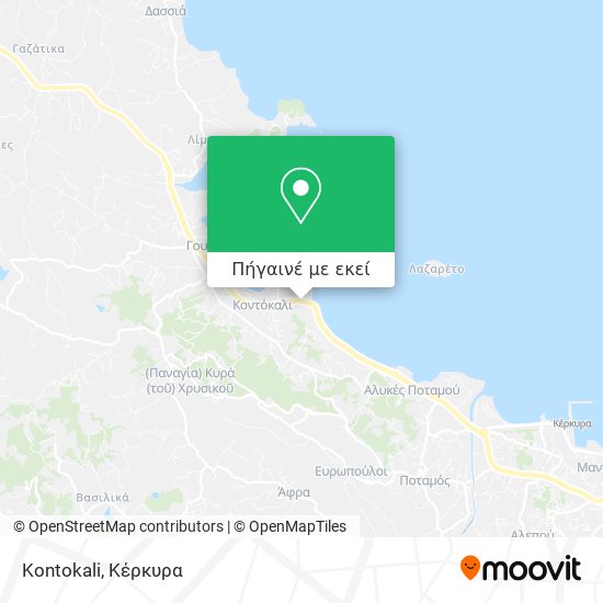 Kontokali χάρτης