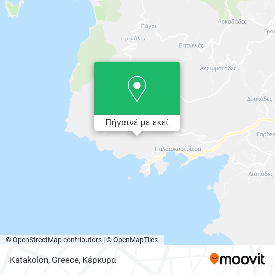Katakolon, Greece χάρτης