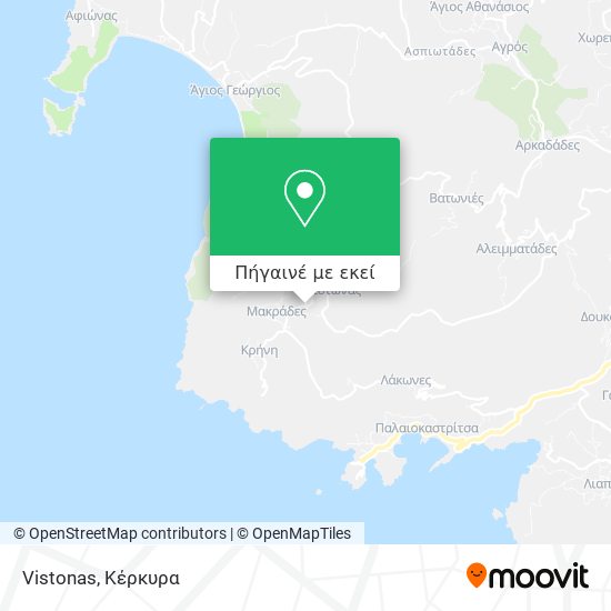 Vistonas χάρτης