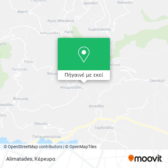 Alimatades χάρτης
