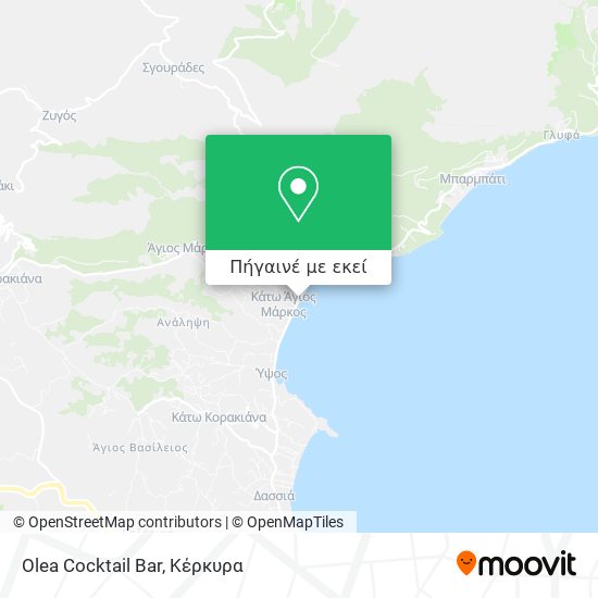Olea Cocktail Bar χάρτης
