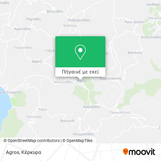 Agros χάρτης
