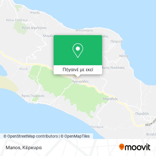 Manos χάρτης