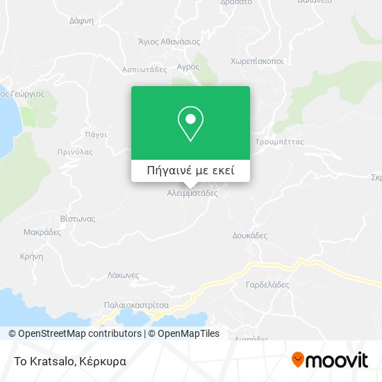 To Kratsalo χάρτης