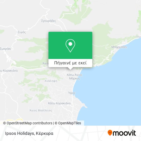 Ipsos Holidays χάρτης