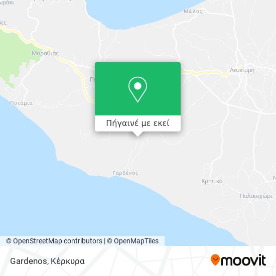 Gardenos χάρτης