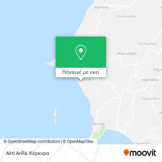 Akti Arilla χάρτης