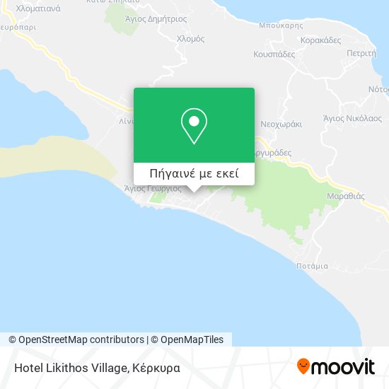 Hotel Likithos Village χάρτης