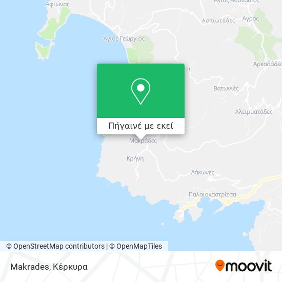 Makrades χάρτης