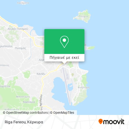 Riga Fereou χάρτης