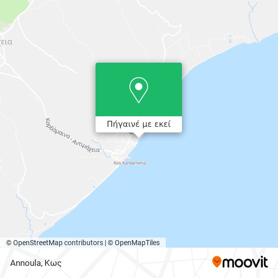 Annoula χάρτης