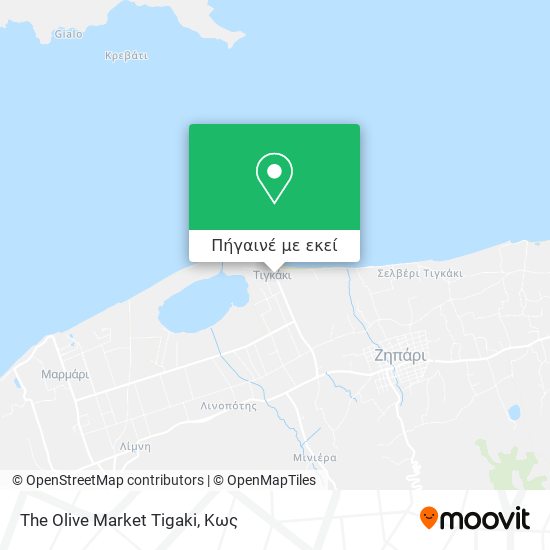 The Olive Market Tigaki χάρτης