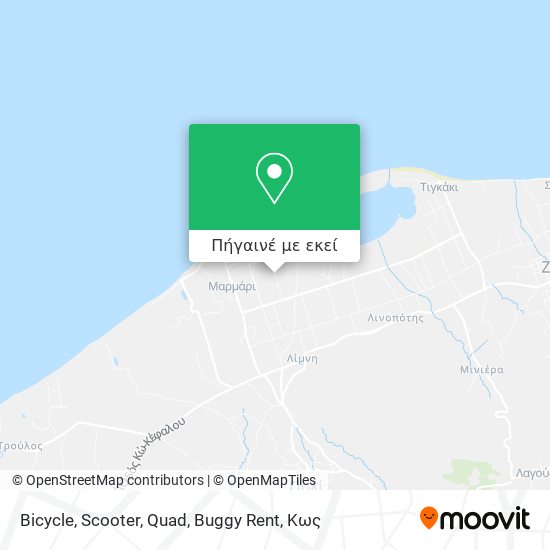 Bicycle, Scooter, Quad, Buggy Rent χάρτης