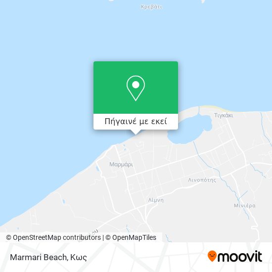 Marmari Beach χάρτης