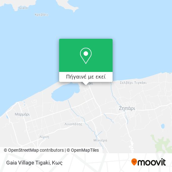 Gaia Village Tigaki χάρτης