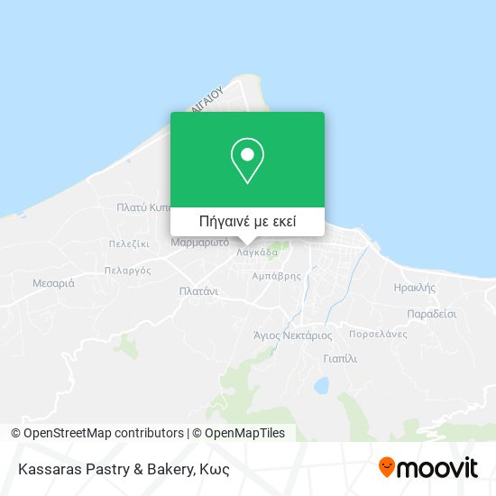 Kassaras Pastry & Bakery χάρτης