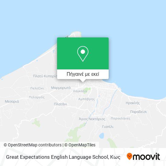 Great Expectations English Language School χάρτης