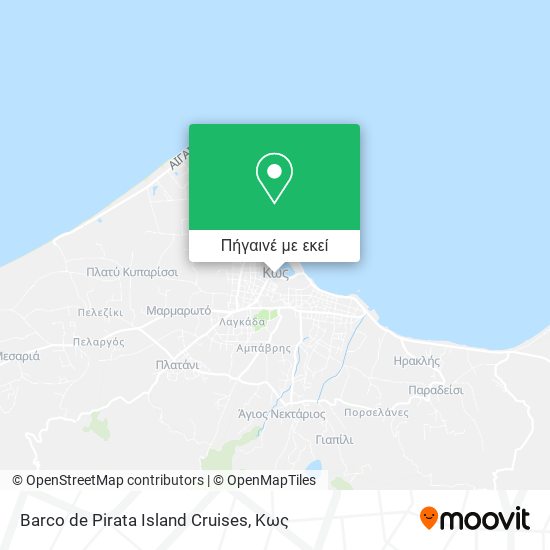 Barco de Pirata Island Cruises χάρτης