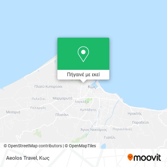 Aeolos Travel χάρτης